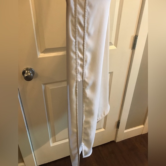 JOSEPH RIBKOFF CHAMPAGNE Collar Button Down Sleeveless Tunic Size 12 - Picture 6 of 10